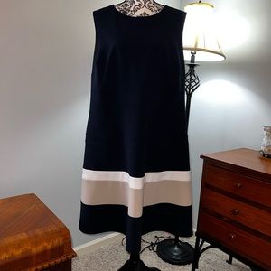 Tommy Hilfiger navy sleeveless dress.